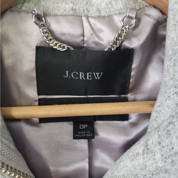 J crew chateau parka in ltalian stadium-cloth coat jacket without fur - Picture 3 of 14